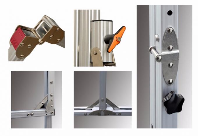 180 Inch 16:9 Ratio Dual Vision Front & Rear Projection Fast Fold Projector Screen Dengan Rok 4