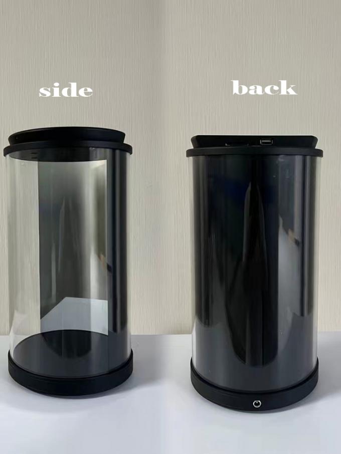 Holographic 3D Technology Display 5.5 10.1 21.5 Inci silinder hologram dengan AI Interactive 7