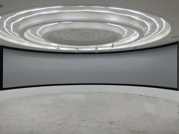 Berita perusahaan terbaru tentang Apa itu Layar Proyeksi Curved Simulasi