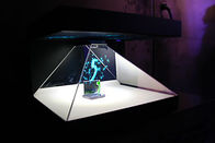 55 Inch POS Hologram Pyramid , 3D holographic display box AC110 - 240V