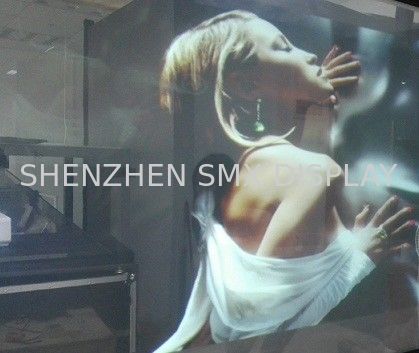170 Degree transparent rear projection film For Glass Outdoor Projector Screen