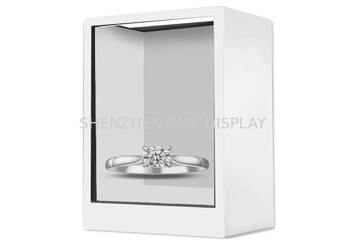 55 Inch Touch Screen 3D Holographic Display Box Vertical Transparent LCD Showcase