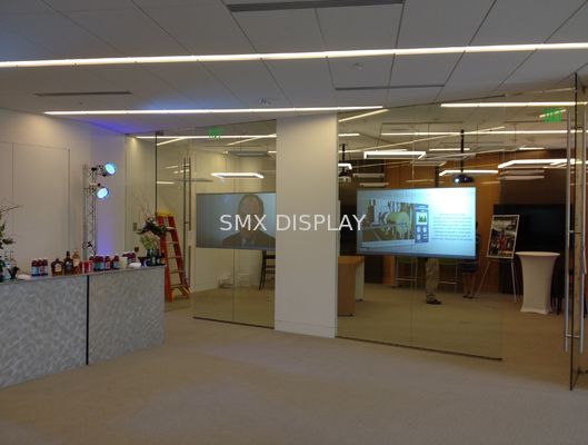 Kualitas Proyeksi holografik Foil belakang transparan proyeksi layar Film Pabrik