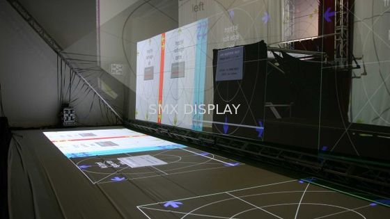 kualitas Ukuran besar Holographic Refleksi Film Virtual Proyeksi Sistem 3D Hologram Projector Pabrik