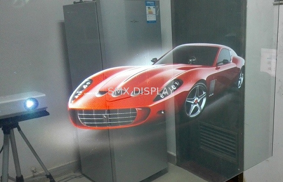 Self Adhesive Transparan Holographic Layar Film Untuk Jendela Toko