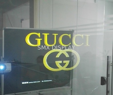 Kontras Tinggi Holographic Proyeksi Layar Kaca Film Holo Foil
