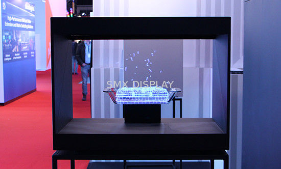 kualitas Tampilan Full HD 22 inch 180 ° Holocube Holographic Showcase 3D Hologram Box untuk pameran Pabrik