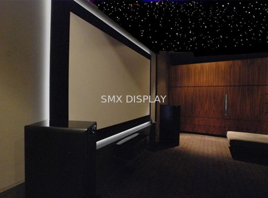 Kualitas PMMA Body Twinkle Fiber Optic Lights Acoustical black / navy blue / UV untuk home theater Pabrik