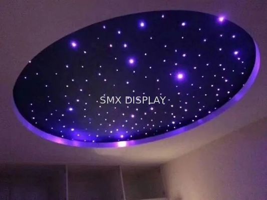kualitas Kit Langit-langit Bintang Serat Optik LED 6W RGB Untuk Mobil / Kamar Dengan Model Musik Pabrik