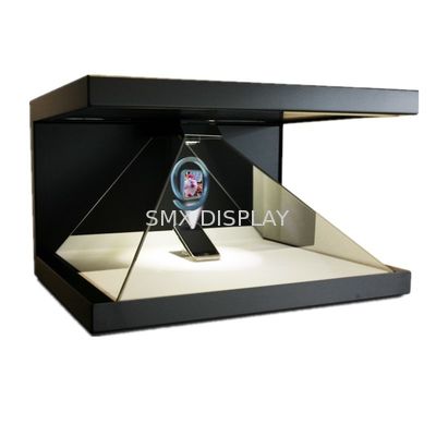 kualitas 3D Hologram Showcase Holographic Pyramid 22inch Box Resolusi Full HD Pabrik