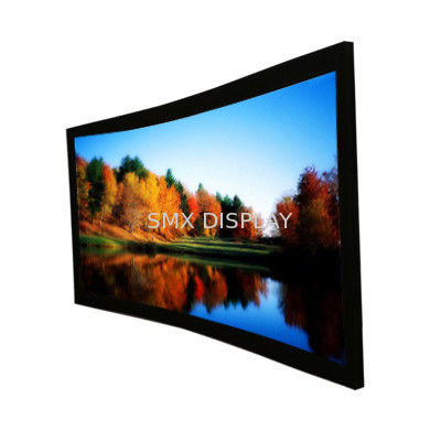 kualitas Kustom Cinema Proyeksi Screen / Curved Projector Layar 92 " Pabrik