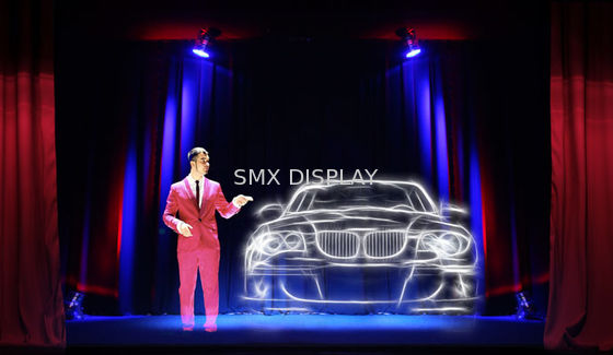 kualitas Reflektif 45 Degree Musion Eyeliner Tahap Holographic Sentuh Foil / Light Refleksi Foil Pabrik