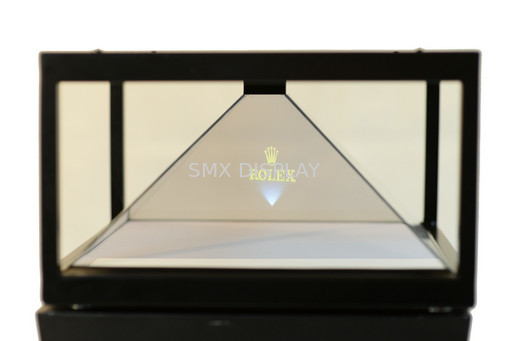 Besar 70 "3d Holographic Proyeksi Pyramid Holocube Video Full HD Hologram Projector LED