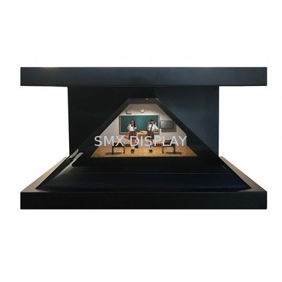 kualitas Layar Piramida Holografik 22 Inci Menampilkan Teknologi Virtual Hologram 3D Pabrik