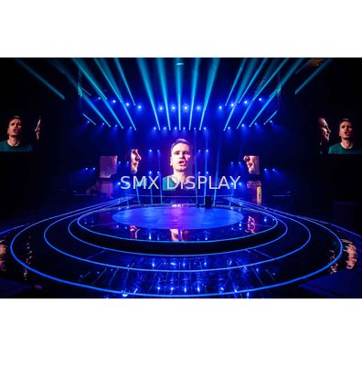 kualitas Layar Kasa Holo 3,1m, Layar Jaring Holografik 3D Membuat Gambar Melayang Di Langit Pabrik