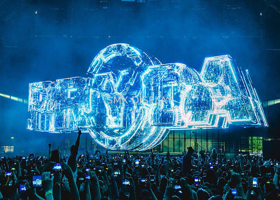 Kualitas Kualitas Baik 3D Hologram Kasa 3D Hologram Holographic Mesh Net Untuk Panggung 3D Holo Mesh Vivid Pabrik