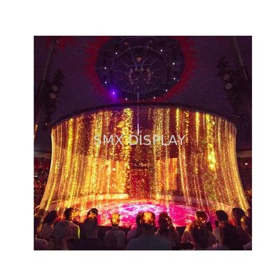 kualitas Layar Proyektor Jaring Holografik Jarak Jauh Layar Hologram 3D Ekstra Besar Pabrik