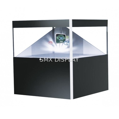 360 derajat Piramida 3D Hologram Display Showcase / Jelas 3D Hologram Piramida Holobox Jam Tangan Kaca