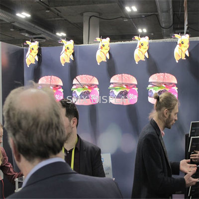 Kualitas PC LED Aluminium Fan 3D Holographic / 3D Hologram Proyektor Ith 175 View Angle Pabrik