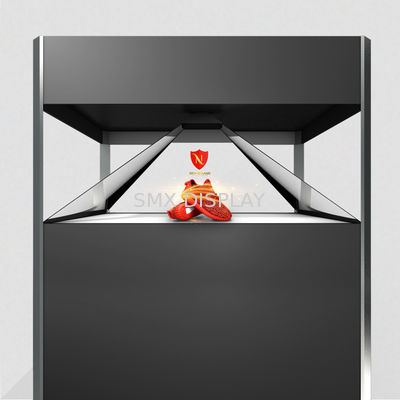 Kualitas 1280 x 1024 360 Degree Holographic Tampilan Hologram Pyramid USB / VGA, HDMI Pelabuhan Masukan Pabrik