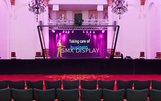 kualitas Peregangan Resistance Musion Foil 3D Holographic Projection System Untuk Live Show Pabrik