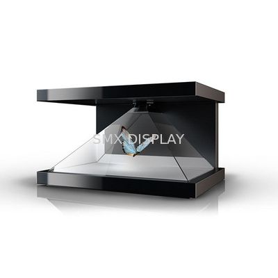 Kualitas Magic 3D Hologram Pyramid Showcase, Holographic Display Pyramid Box Resolusi Full HD Pabrik