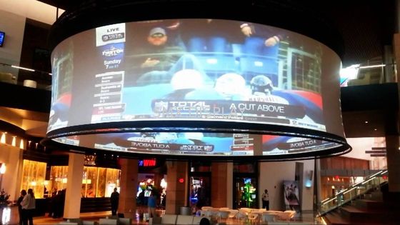 kualitas Disesuaikan 180 ° / 360 ° Layar Proyektor Melengkung Dengan 3 Tahun Garansi Pabrik