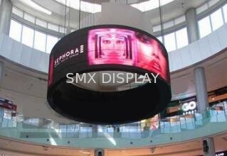 Layar Proyeksi Lengkung Berlubang Akustik Untuk Sistem HD Cinema Simulator