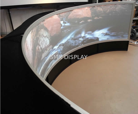 Dome Cinema Curved Projection Screen, Layar Proyeksi Proyeksi Kain 4K