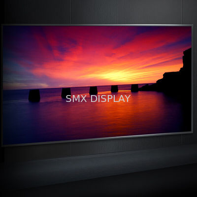 kualitas Lapisan Mikro Fixed Frame Screen Edgeless Ambient Light Black Diamond Dengan 1cm Frame Pabrik