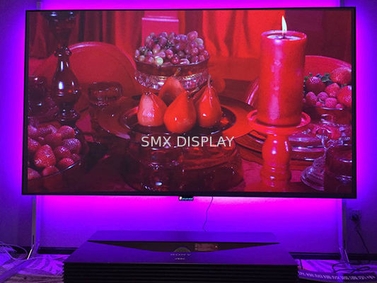 Kualitas Layar Bingkai Tetap Tanpa Bingkai, Layar Proyeksi Dinding Tetap HDTV 16/9 Format 0.8 Gain Pabrik