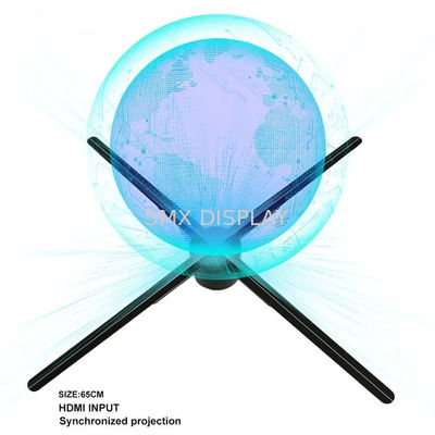 kualitas Hdmi Hologram Fan 65 Cm 3d Fan Hologram Display Hdmi-Synchronization Dengan Komputer Interaktif 3d Holographic Projector Pabrik