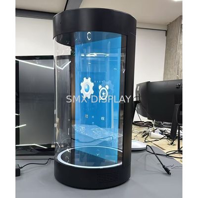 kualitas 21.5 inci Hologram Silinder Real Time Hologram Ukuran Hidup 3D Holographic Display Holotube Pabrik