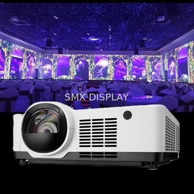 kualitas 7500 ANSI Lumens 300 Inch WUXGA Large Venue Projector 3LCD Laser Short Throw Projector untuk Proyeksi Immersive Pabrik