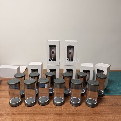 kualitas Kotak silinder hologram 5.5 /21.5/75 inci hologram 3d silinder ai interaktif untuk Museum Tampilan Pabrik