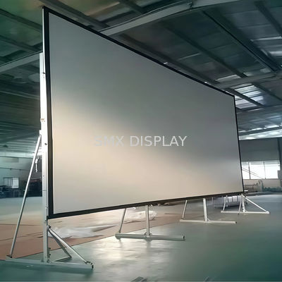 Kualitas Large Fast Fold Projector Screen - Portable Front/Rear Projection for Events & Presentations Pabrik