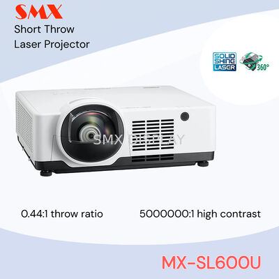 Home Cinema SMX Short Throw Laser Projector 5500 Lumen 1920x1200 5000000:1