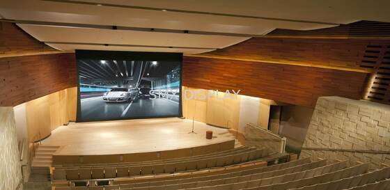 Kualitas Layar bermotor besar dengan tab tegangan dengan HD Fleksibel putih dan motor tabung diam dalam ukuran kustom Pabrik