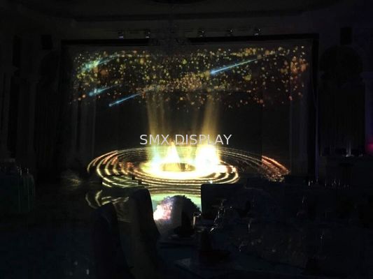 Kualitas Holo Gauze Holographic Projection System Scrim Holoflex Mesh Screen 78% Transparansi Pabrik