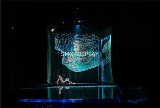 9,5x50m Layar Hologram 3D Transparan Tak Terlihat