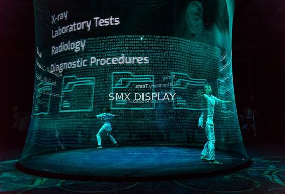 Kualitas Layar Proyeksi 3D Holoflex Holo Gauze Clear Holographic Pabrik