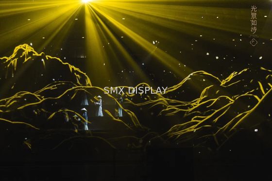 Kualitas Holographic Eyeliner Foil 3D Holographic Display untuk Konser, Fashion Showcase Pabrik