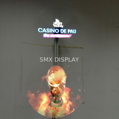 Kualitas Menampilkan Holografik 3D ROHS Hypervenom Solusi Hologram Baru Video Player Pabrik