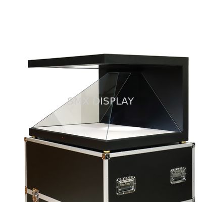 Kualitas 42 ''Virtual Projection HD Holographic Display 3D Pyramid Dengan Audio Pabrik