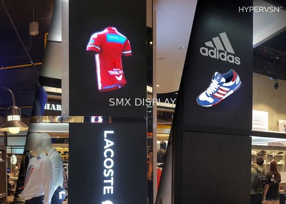 kualitas Resolusi Tinggi Teknologi Berbasis LED Plug / Play Hypervsn Hologram Display 3D Pabrik