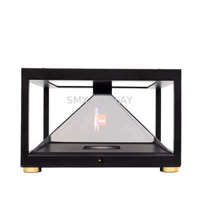 3D Piramid Holo Display Showcase 360 derajat Hologram Display Box Untuk Iklan