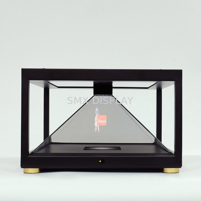 Kaca Tempered 3D Holographic Showcase AC110V Sheet Metal 3d Hologram Display