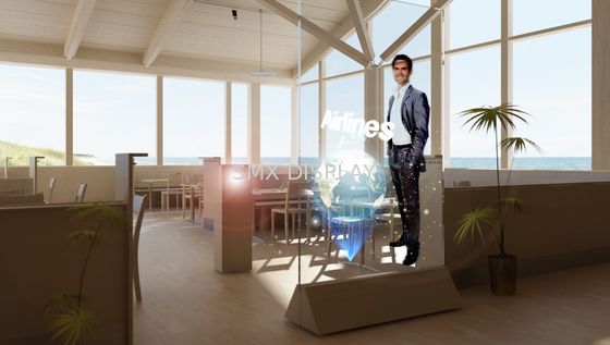 kualitas Film Proyeksi Belakang Holografik 170 ° 100um Perekat Diri Pabrik