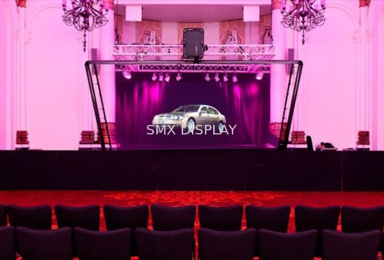 Kualitas Reflection Foil 95um 160 ° 3D Hologram Display Untuk Pertunjukan Langsung Pabrik