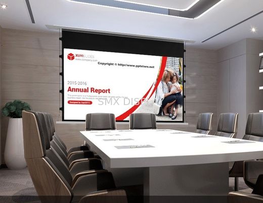 kualitas Pada Plafon Aluminium 100 "Tab Tensioned Projection Screen Pabrik